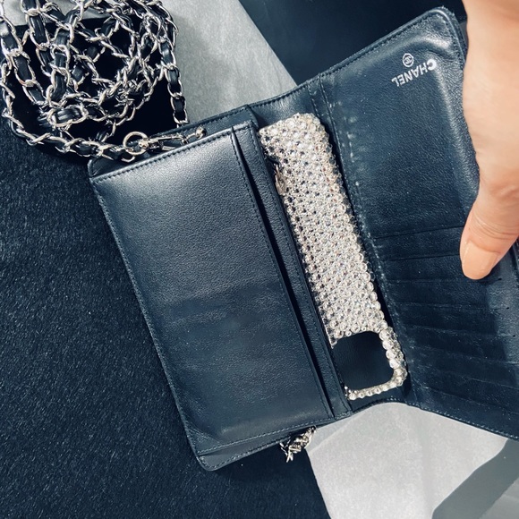 SOLD********AUTHENTIC Vintage Chanel custom Strass converted to (WOC) UPDATED - Picture 10 of 16